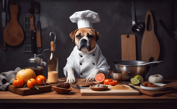 chien mangeant une alimentation équilibrée adaptée à ses besoins nutritionnels